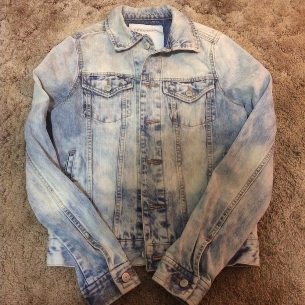 Oversized denim jacket